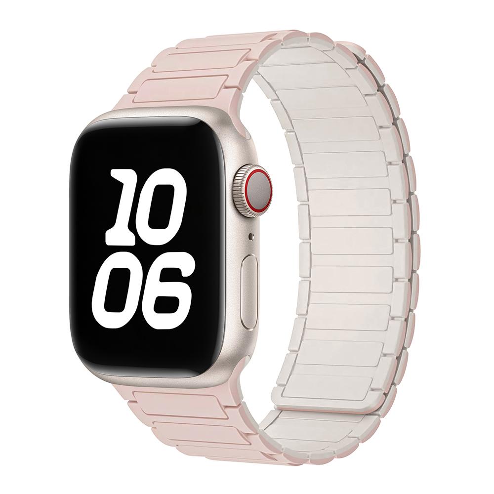 Magnetic Loop For Watch Bands 44mm 40mm 49mm 45mm 41mm 38mm Silicone Bracelet iWatch Series11 10 9 8 7 6 Se Ultra 3 Strap