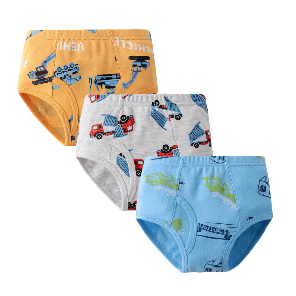 Mutandine da Bambino in Puro Cotone con Dinosauri - Pantaloncini Cartoon per Toddler e Bambini