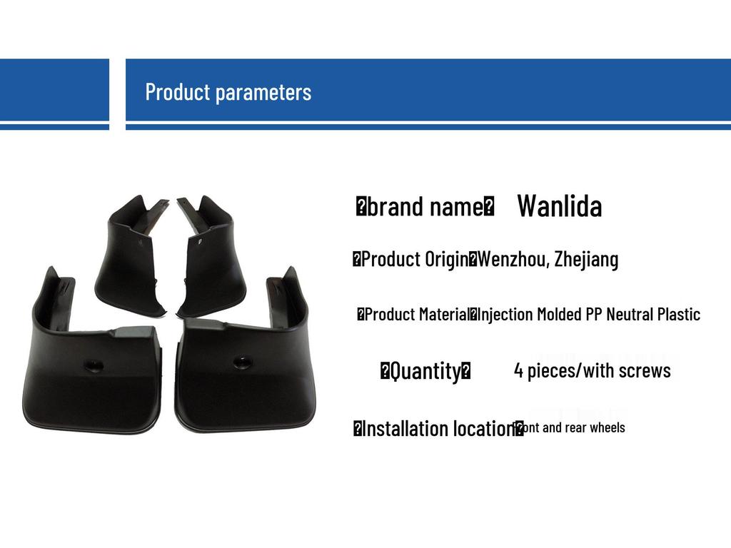 Fengguang 500/580 Pro Mudguard: Car Modification and Tire Protection Parts