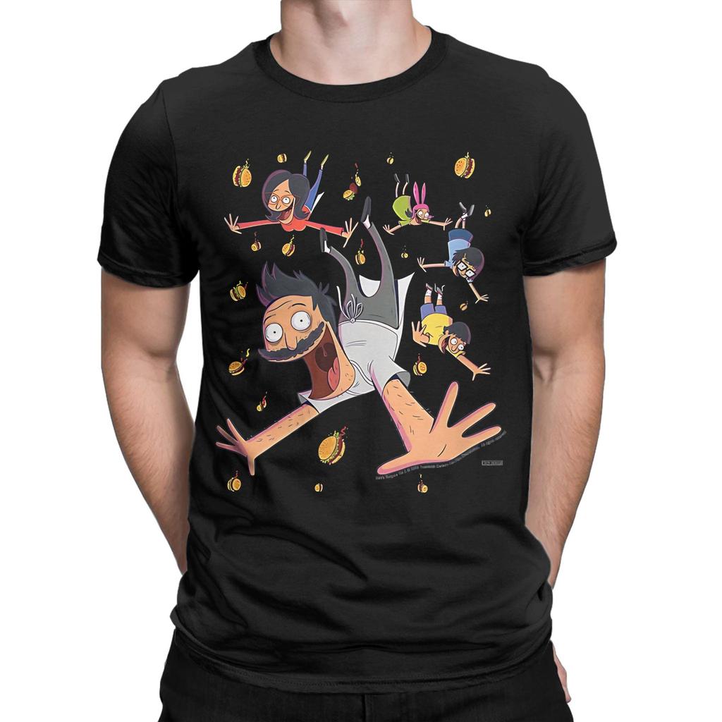Unisex Unisex Tshirts Louises Belcher Novelty Pure Cotton Tee Shirt Short Sleeve Bobs Burger Anime T Shirt Round Neck Clothing