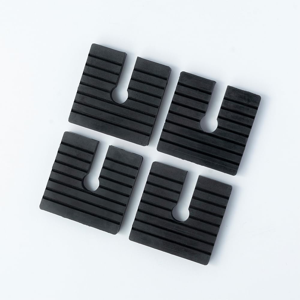 Tokyo Soundproof Anti-vibration Rubber for Air Conditioner Outdoor Unit Plug-in Type (4 Pieces) THI-608 Black 8170ao