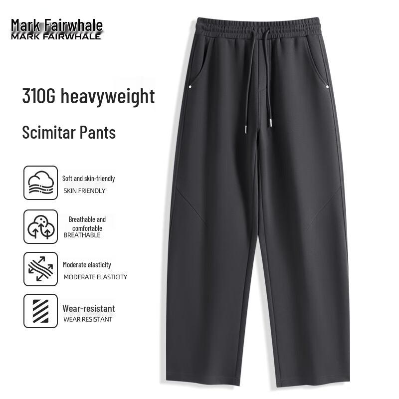 Mark Fairwhale Men's Heavyweight Curved Straight-Leg Sweatpants