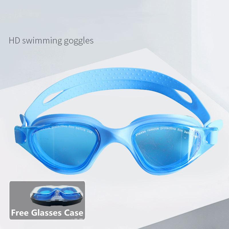 Professional Swimming Goggles Men Women Pool Glasses Anti-fog UV Protection Adjustable Swim Eyewear Waterproof Diving Glasses