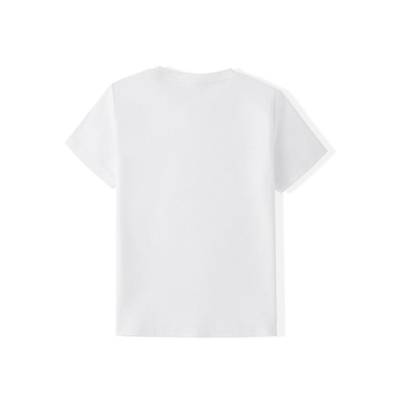 Europäische Größen Kinder Sommer Kurzarm T-Shirt, Cartoon Print Oberteil für Mädchen, Mit süßem Design, Geeignet für Ausflüge und den Alltag