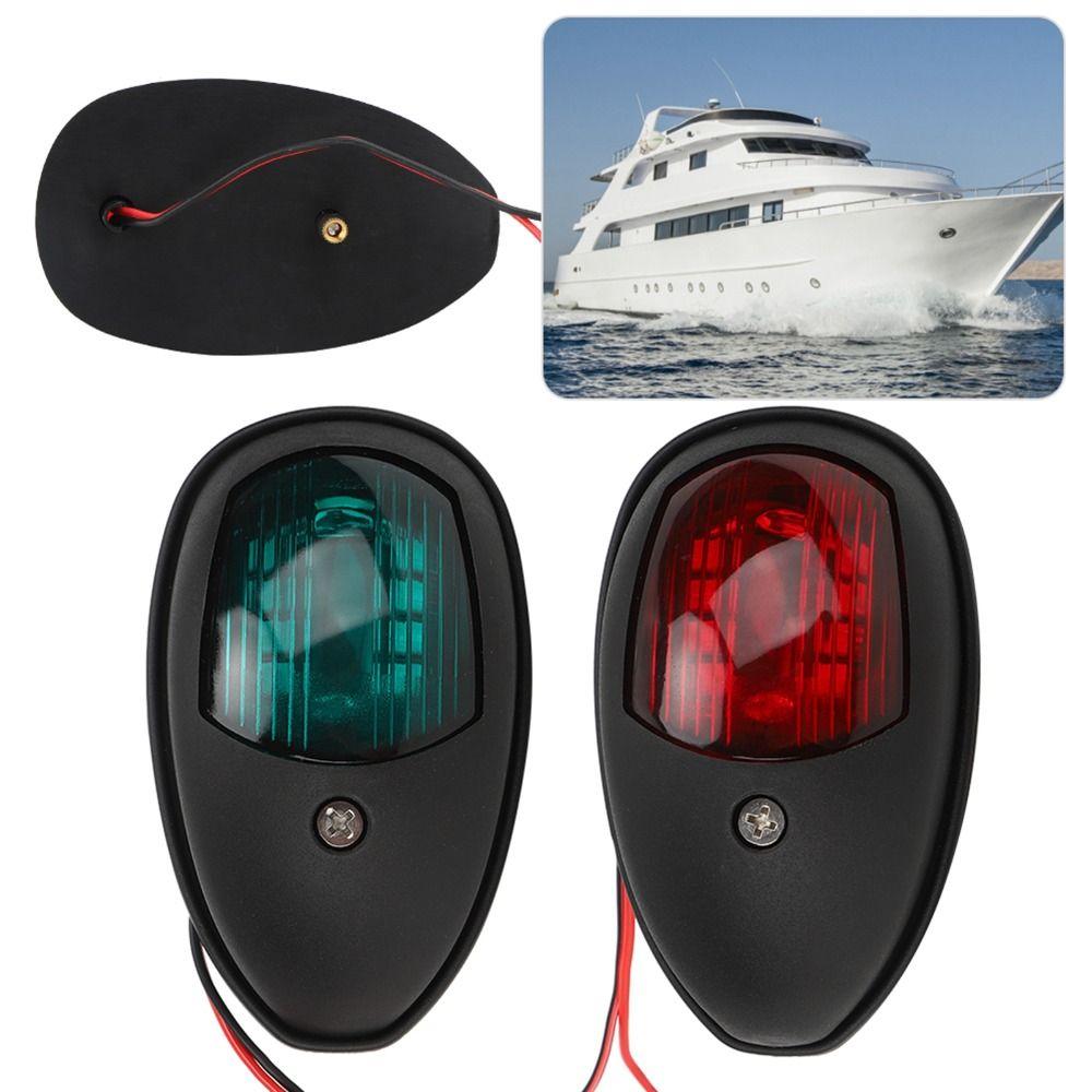 1 Pair ABS Shell Marine Navigation Lights 12 V LED Boat Bow Light  Fishing Boat