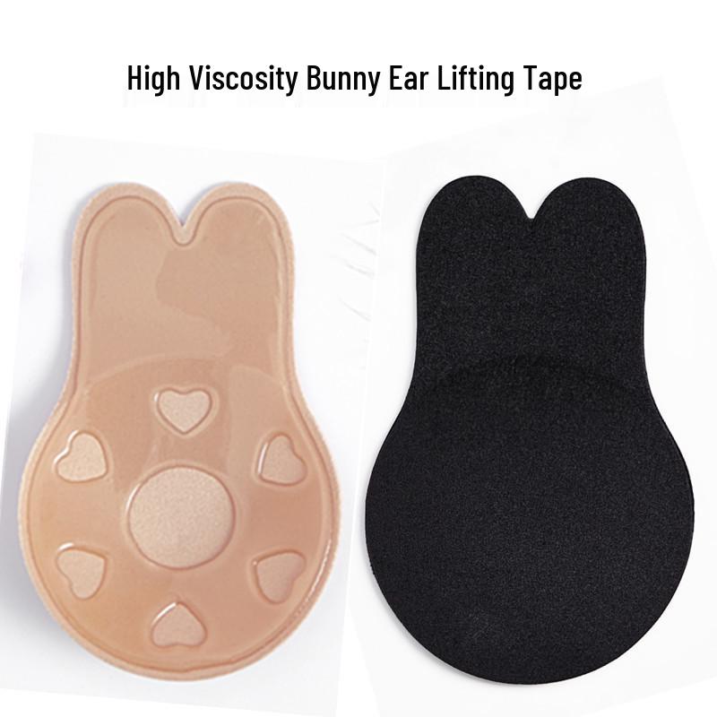Cute Rabbit Ear Breast Lift Patches - Strapless Nipple Covers for Uplifting Support
