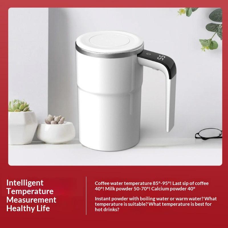 Automatic Rechargeable Coffee Mixer Mug Stainless Steel Electric Self Stirring Cup for Cold Hot Drinks