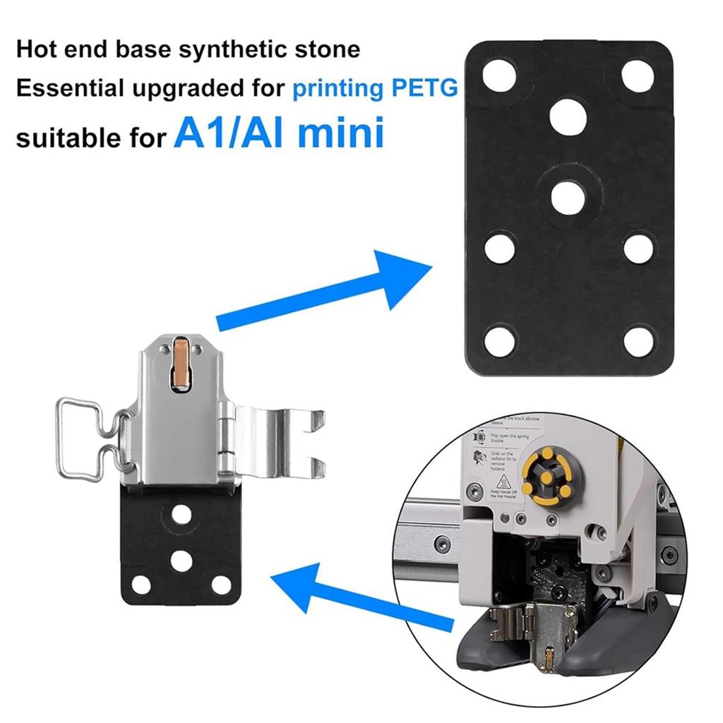 BHBL Upgraded Bamboo Lab A1 Hotend Heating Assembly Kit for A1, A1 Mini 3D Printer Hot End Heating Component