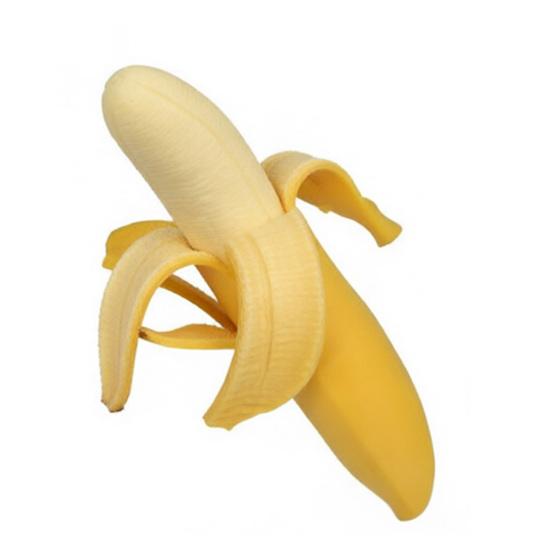 Realistic Peelable Banana Squeeze Toy Soft TPR Fidget for Stress Relief Cute Fruit-Shaped Decompression Gadget for Kids Adults