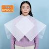 Disposable Non-Woven Hair Dye Cape 80x80cm, Thickened for Home or Salon Use.