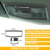 For Mitsubishi Lancer EVO X MR 2008-2015 Carbon Interior Trim Sticker Set Speedometer Window Lifting Storage Car Accessories