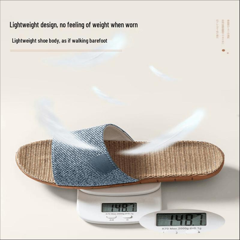 Men's Summer Linen Slippers