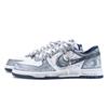 Nike Big Send Your Heart To The Moon Slip Resistant Abrasion Resistant Low Top Skateboard Shoes Men's White Blue 355152-140(Team626-)