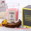 White Frosted Glass Scented Candle: High-End, Atmospheric, Creative Souvenir