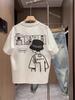 2026 Hot Sale Unisexs Casual Shortsleeve Tshirt With A Round Neck Trendy Design Versatile For Summer Featuring Print Patterns