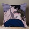 Jinx BL Comics Pillow Case Pillowcase Anti-dustmite Pillow Invisible zipper silky short plush Sofa cushion cover
