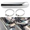 For Suzuki Intruder 1500 Curved Motorcycle Exhaust Pipe Heat Shield Cover for Yamaha Road Star 1600 1700 V Star 950 1100 1300