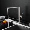 304 Stainless Steel Kitchen Basin Faucet Nickel/Black/Beige 360 Degree Rotate Kitchen Tap Hot Cold Water Mixer Sink Faucet