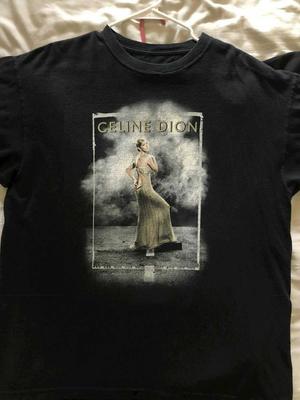 Celine Dion Back On The Road Tour Unisex T-Shirt Cotton Full Size BL2.161