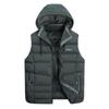Männer Casual Winter Warm Zipper Ärmellose Weste Jacke Mantel Outwear Tops
