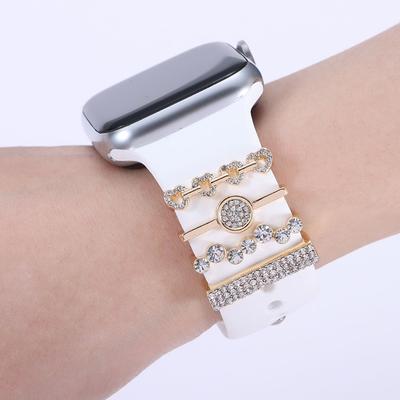 Broche clous diamant, breloques de ceinture, accessoires de bracelet de montre, ornement, bague décorative