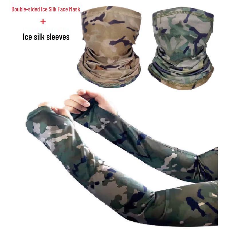 

Ice Silk Camouflage Sun Protection Set