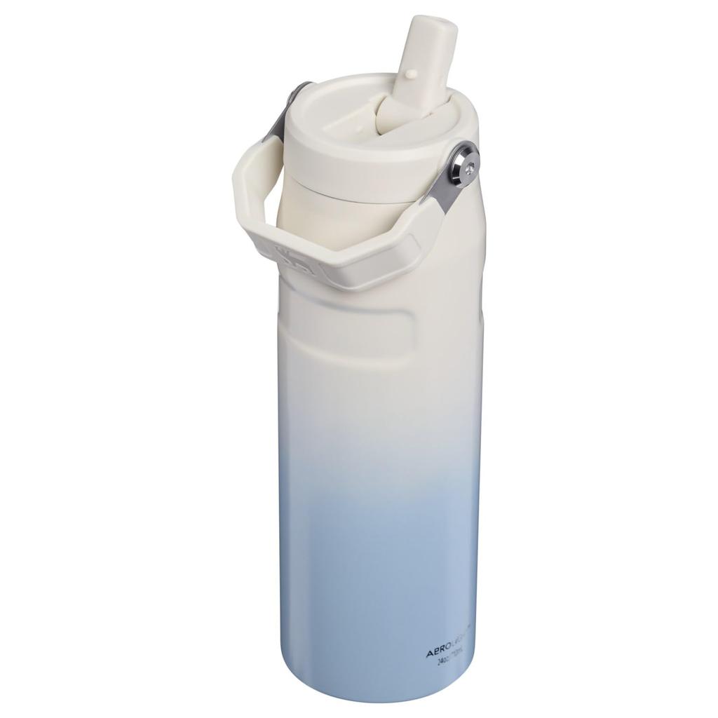 STANLEY 1913 Iceflow Flip Straw Vacuum Insulated Blue Dream 24 Oz L 2.0 Bottle, Gradient, / 0.71