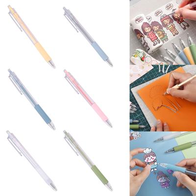 Knife Pen Craft Cutting Tools Paper Cutter Pen Refillable Tungsten Steel Cutter Head Refill For DIY Drawing Scrapbooking
