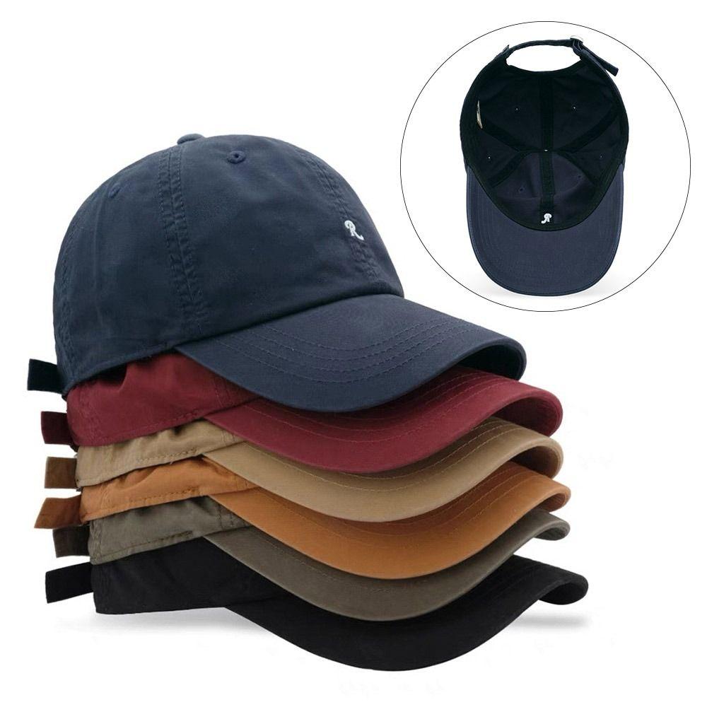 Adjustable Snapback Hat Embroidery Sun Visors Casual Peaked Hat  for Men Women