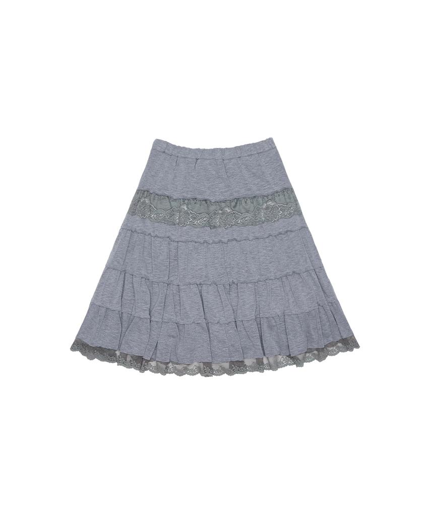 Colosins Tale Midi Skirt Melange