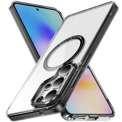 Für Magsafe Magnetisches Kabelloses Laden Transparente Handyhülle für Samsung Galaxy S26 S25 Ultra S26 Plus Klare Schutzhülle