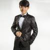 Men's Psy Style Sequin Performance Costume for Emcee, Singer, Choir, or Art Exam