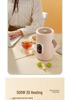 Douyin Celebrity Electric Stew Pot: Portable Multi-Function Soup & Porridge Cooker with Clear Stainless Steel Design