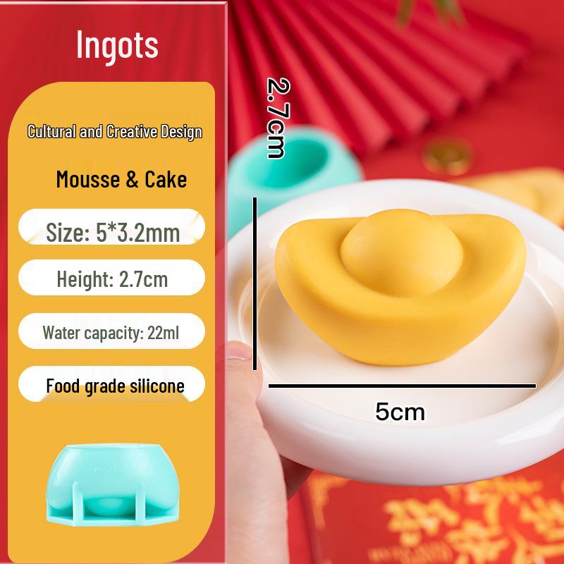 In-Stock Silicone Sheep Mousse Mold - 3D Cartoon, Food-Grade, Cute & Creative Design