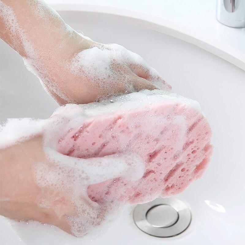 אמבט ספוג מברשת מקלחת עור נקי עיסוי רך מקרצף אמבט פילינג ספוג ספוג מסיר עור מת מברשת לחות מקלחת