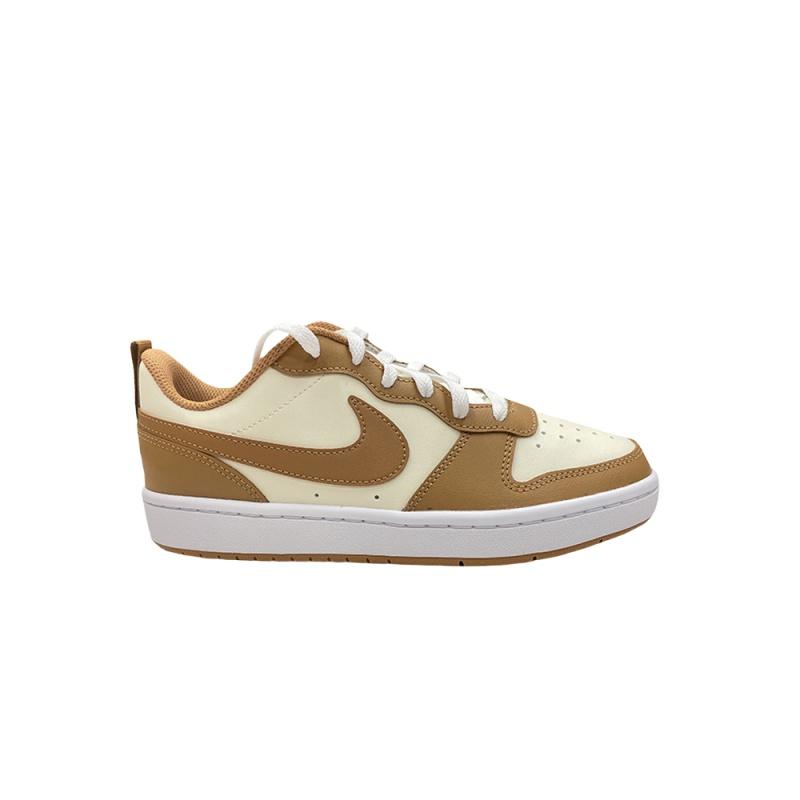 Nike Court Borough Low top Skateboard Shoes Brown Unisex Kids' HV1805-121