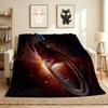 Space Ship Flannel Blanket Throw Blanket Soft Warm Sofa Bed Camping Home Decor Unique Christmas Gift C9261961