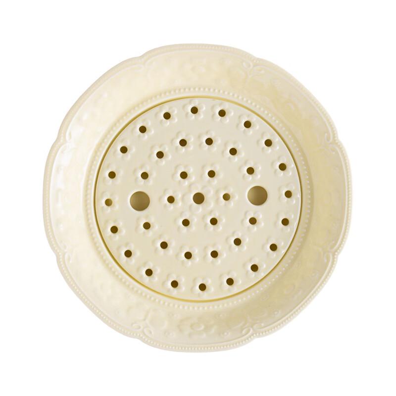 Zhi Shi Double-Layer Ceramic Dumpling Steaming Plate