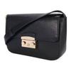 New Furla Metropolis Collection Cow Leather Small Square Bag Shoulder Bag, Crossbody Bag Women's Black WB00772-AX0732-O6000
