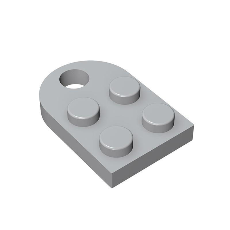 50PCS 3176 Plate Modified 2 x 3 with Hole Bricks Toys For Technical MOC Buildings Blocks Compatible High-Tech Gift