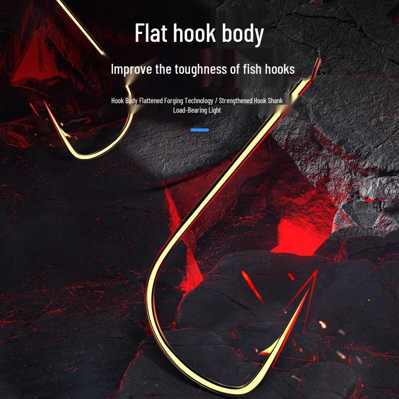 Oeny Haixi Barbless Pre-tied Fishing Hooks (40 Sets)