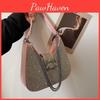 Chic Small Batch Crystal Chain Underarm Tote Bag 2024 New Spring Single Shoulder Crossbody Bag