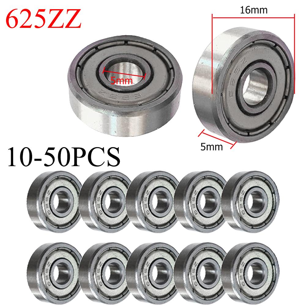 10-50pcs Ball Bearings Deep Groove Miniature Bearings For Skateboard Scooter 3D Printers Bearings 623ZZ 608ZZ 6900ZZ 687ZZ