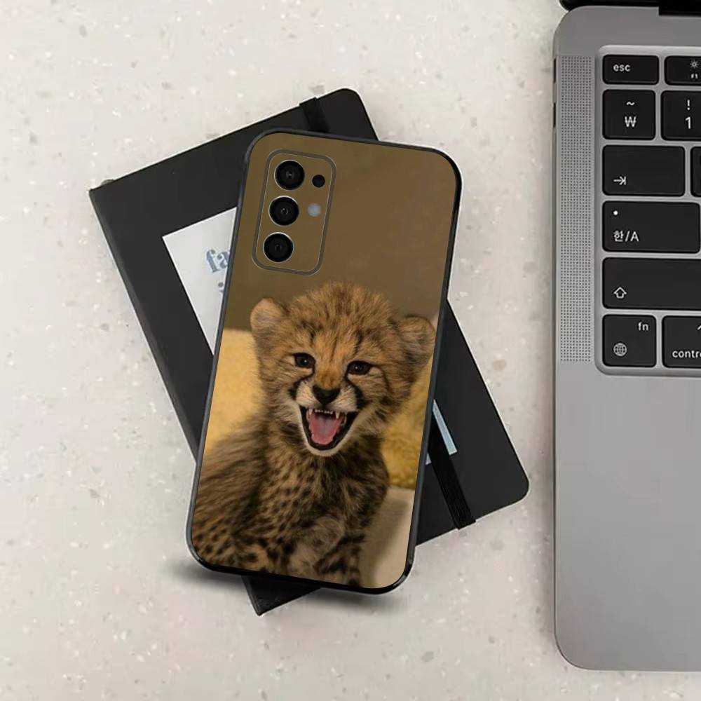 Cool Leopard  For Samsung Galaxy A73,31,8,9,52,J7,22,Note,72,41,71,53,32,Soft Black Silicone Cover Case