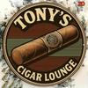 Vintage Tin Sign Metal Wall Art Tony Cigar Lounge Bar Decor