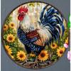 Farm Animal Metal Round Sign Home & Garden Decor