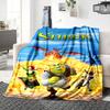 Shrek'S Epic Adventure Blanket Soft Throw Blanket For Home Bedroom Bed Sofa Travel Office Solid Christmas Blanket
