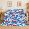Dream D-Doraemon Cartoon Soft Flannel Throw Blanket,Warm Cozy Blanket for Bed,Couch,Sofa,Bedroom,Living Room,Travel,Camping Gift