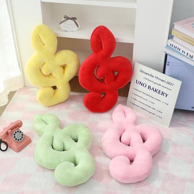 Simulation Niedliche Musiknoten Kissen Silben Plüschtiere Kinderschlaf Komfort Puppe Dekoration Foto Requisiten Ornamente