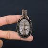 Tree Of Life Rose Quartz Gemstone Pure Copper Wire Wrapped Handmade Jewelry Pendant